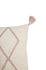 LORENA CANALS - Coussin Tricoté Little Oasis Nat - Rose Pâle