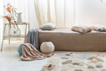 LORENA CANALS - Couverture Bébé Tricot Biscuit Dune Blanc
