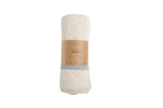 LORENA CANALS - Couverture Tricot Stripes Naturel - Gris