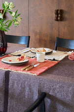 LORENA CANALS - Nappe Vertical Coffebean 170 X 350 Cm
