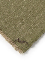 LORENA CANALS - Plaid Tissé Main Kaki 130 X 180 Cm