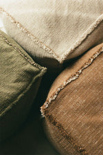 LORENA CANALS - Pouf Tissé Main Kaki
