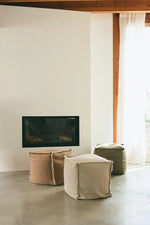 LORENA CANALS - Pouf Tissé Main Ocre