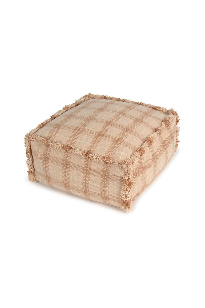LORENA CANALS - Pouf Tissé Main - Rose