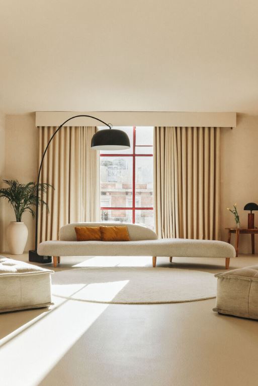 LORENA CANALS - Tapis À Laine Rond Naturel Ø 240 Cm