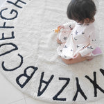 LORENA CANALS - Tapis Abc - Ecru Ø150 Cm