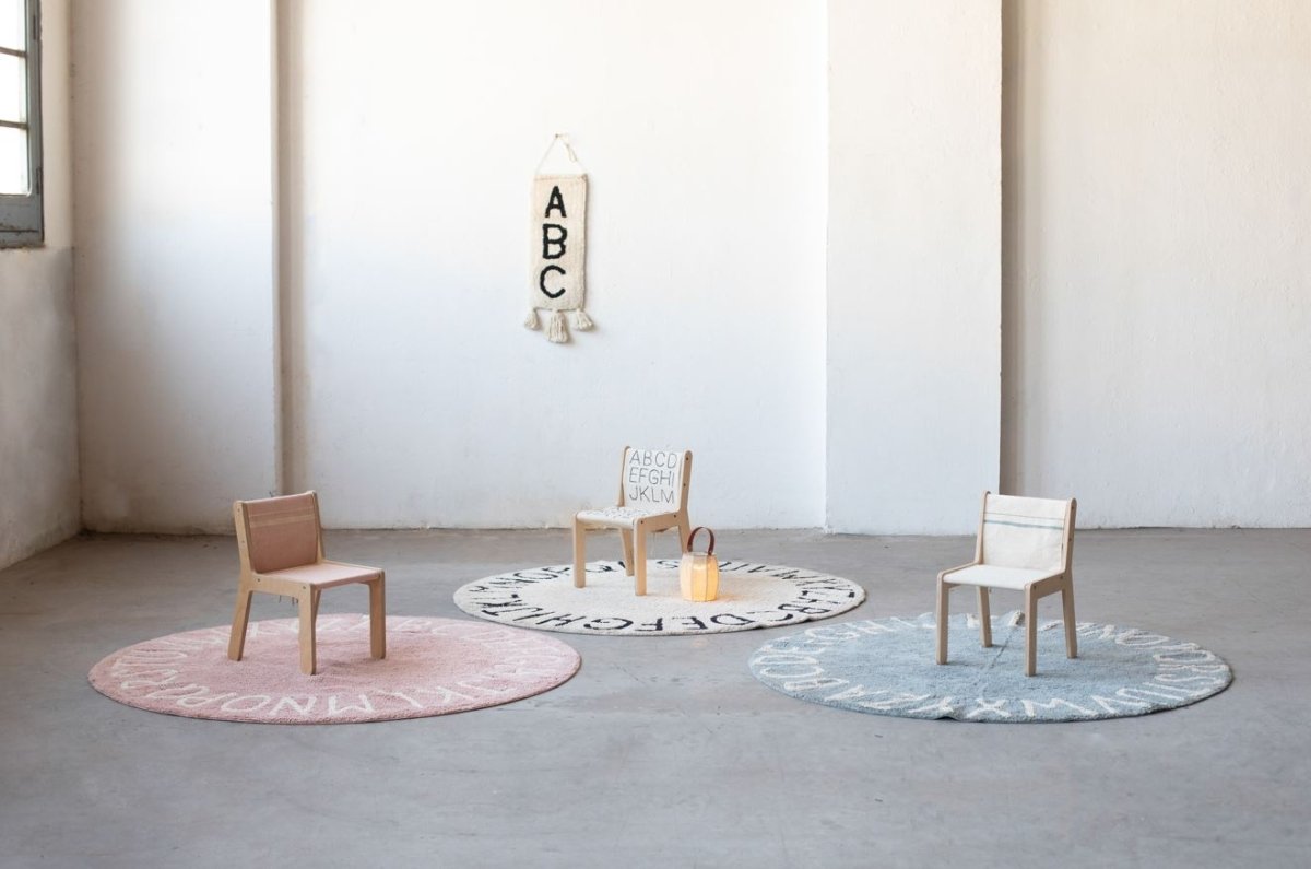 LORENA CANALS - Tapis Abc - Ecru Ø150 Cm