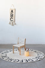 LORENA CANALS - Tapis Abc - Ecru Ø150 Cm