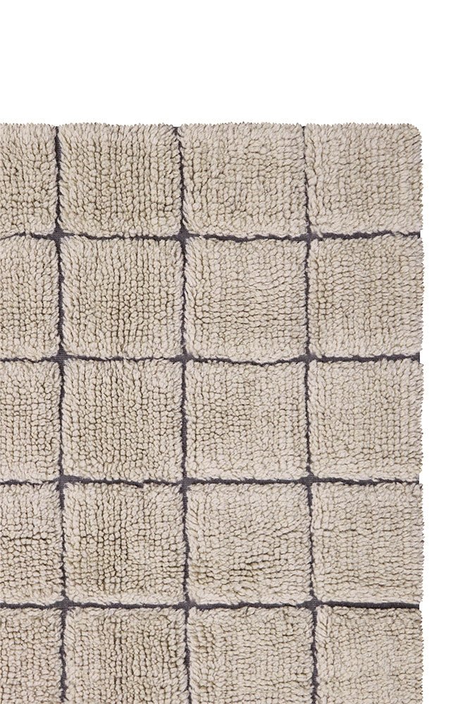 LORENA CANALS - Tapis De Passage En Laine Mosaic Grès 80 X 230 Cm