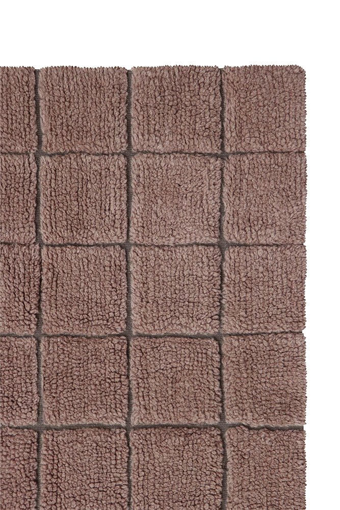 LORENA CANALS - Tapis De Passage En Laine Mosaic Quartz 80 X 230 Cm