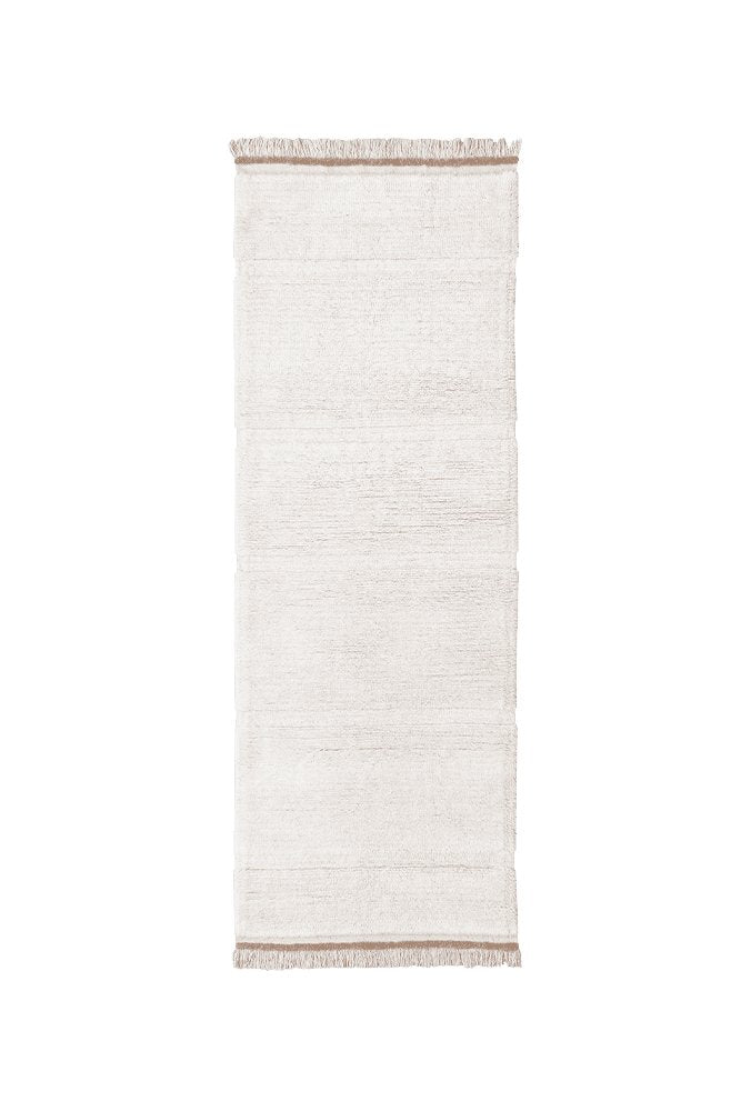 LORENA CANALS - Tapis en Laine Lavable Steppe Blanc - 5 Tailles Disponibles