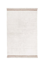 LORENA CANALS - Tapis en Laine Lavable Steppe Blanc - 5 Tailles Disponibles