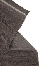 LORENA CANALS - Tapis En Laine Steppe - Mouton Marron 80 X 140 cm