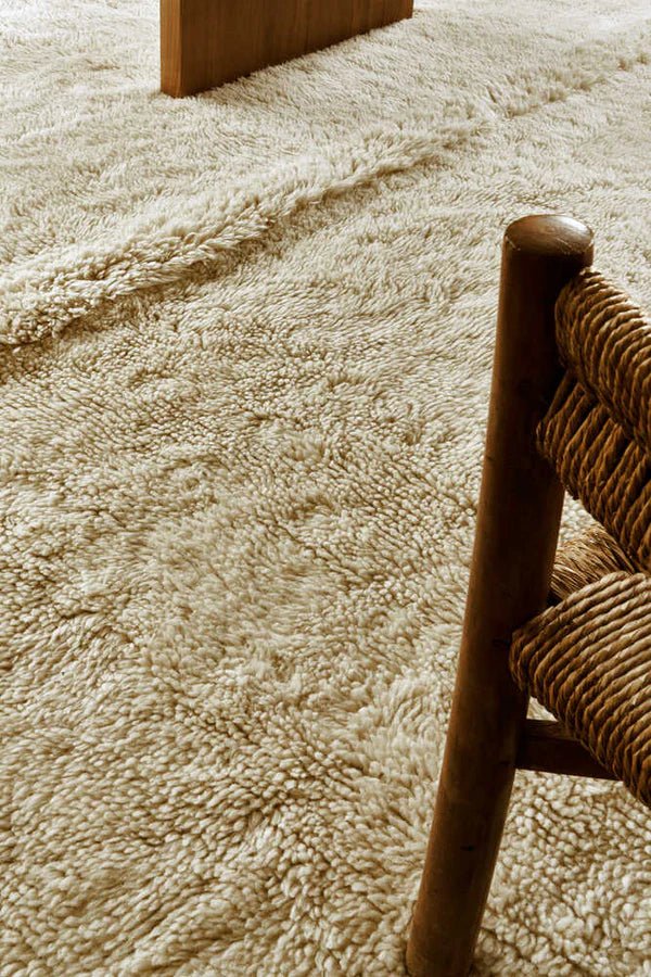 LORENA CANALS - Tapis En Laine Tundra - Blended Sheep Beige 80 X 140 cm