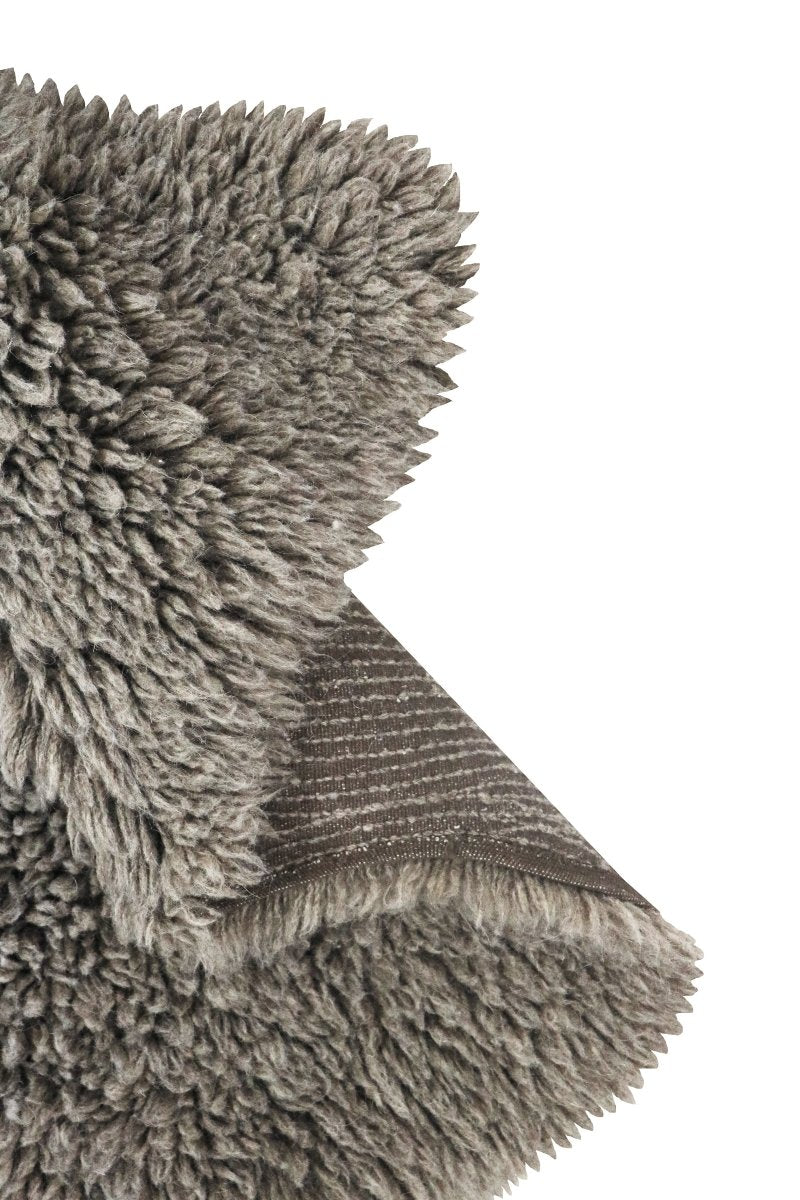 LORENA CANALS - Tapis En Laine Woolly - Sheep Grey 75 X 110 cm