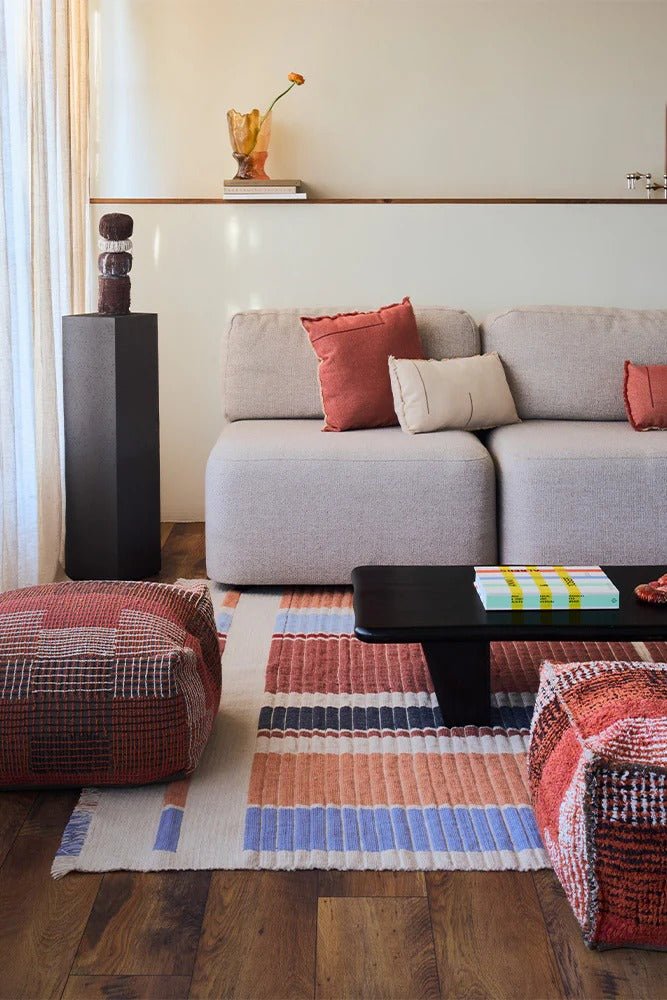 LORENA CANALS - Tapis Handloom Columns Multi Color 250 X 350 Cm