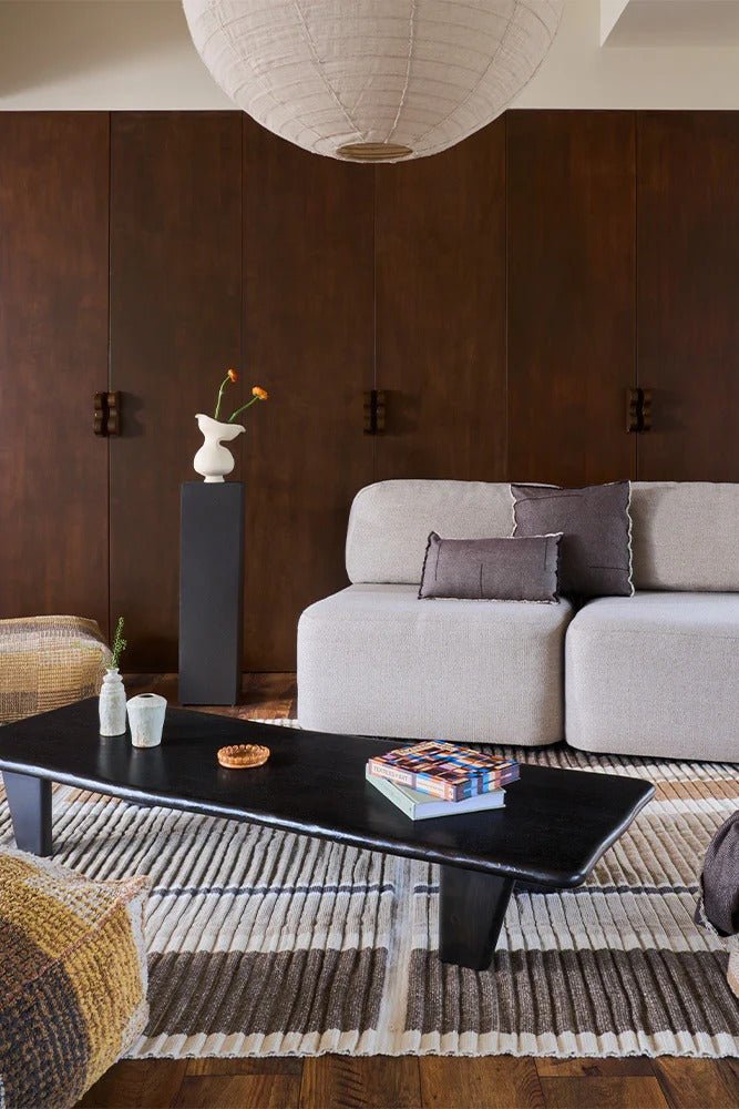 LORENA CANALS - Tapis Handloom Columns Natural 140 X 200 Cm