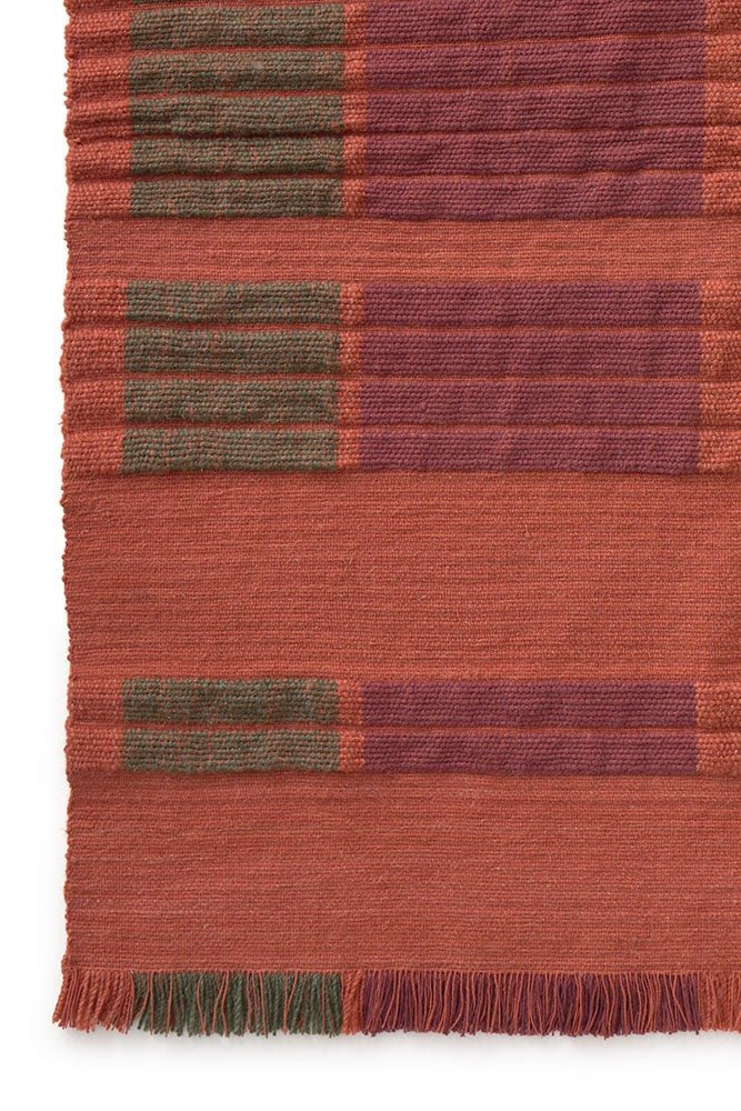 LORENA CANALS - Tapis Handloom Columns Sienna 140 X 200 Cm