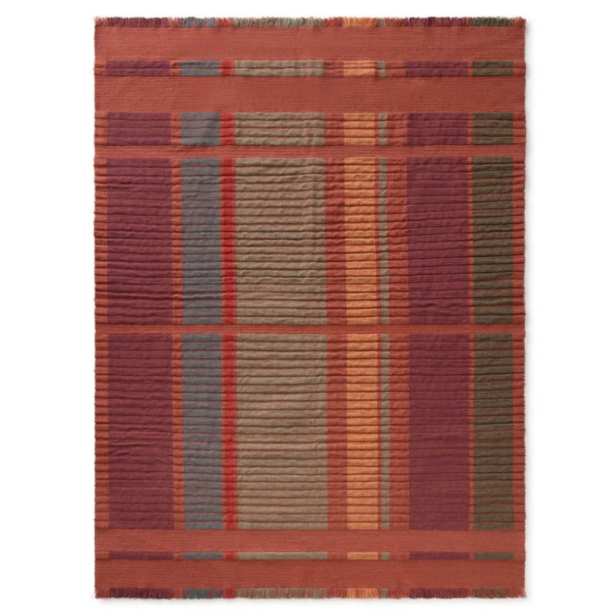 LORENA CANALS - Tapis Handloom Columns Sienna 300 X 400 Cm
