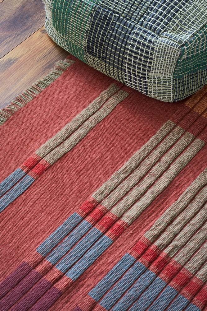 LORENA CANALS - Tapis Handloom Columns Sienna 300 X 400 Cm