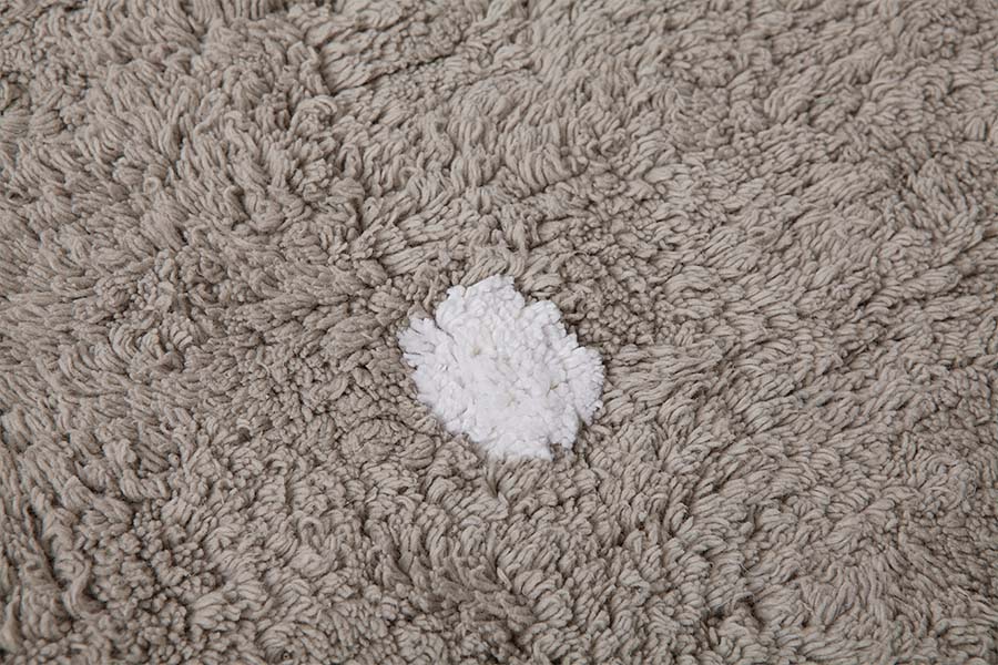LORENA CANALS - Tapis Lavable Biscuit Gris 120 x 160 Cm