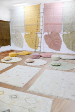 LORENA CANALS - Tapis Lavable Hippy Pois Naturel - Miel 120 X 160 Cm