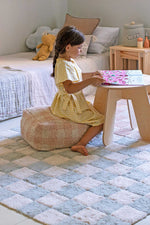 LORENA CANALS - Tapis Lavable "Kitchen Tiles" Bleu Sauge 140 x 200 cm