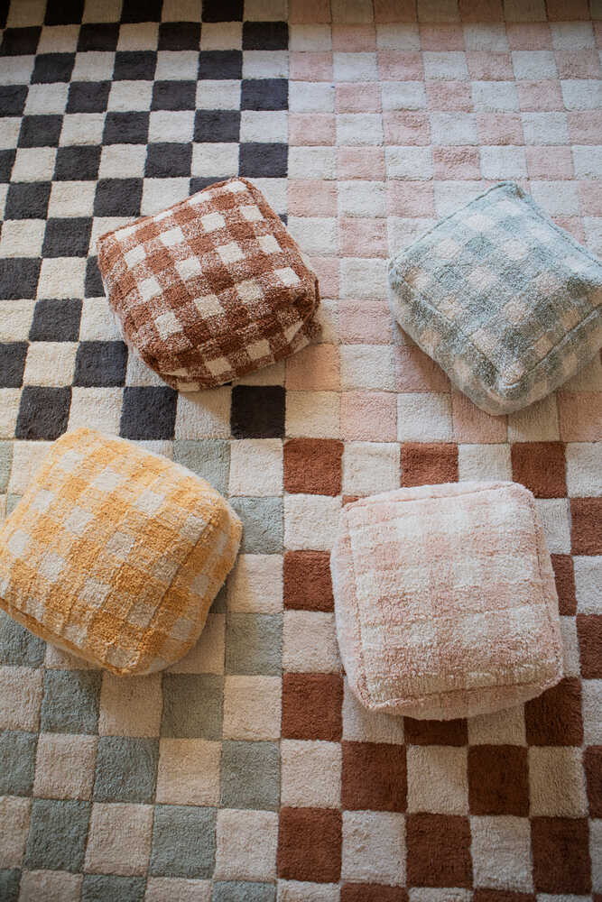 LORENA CANALS - Tapis Lavable "Kitchen Tiles" Rose 140 x 200 cm