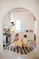 LORENA CANALS - Tapis Lavable "Kitchen Tiles" Toffee 200 x 300 cm
