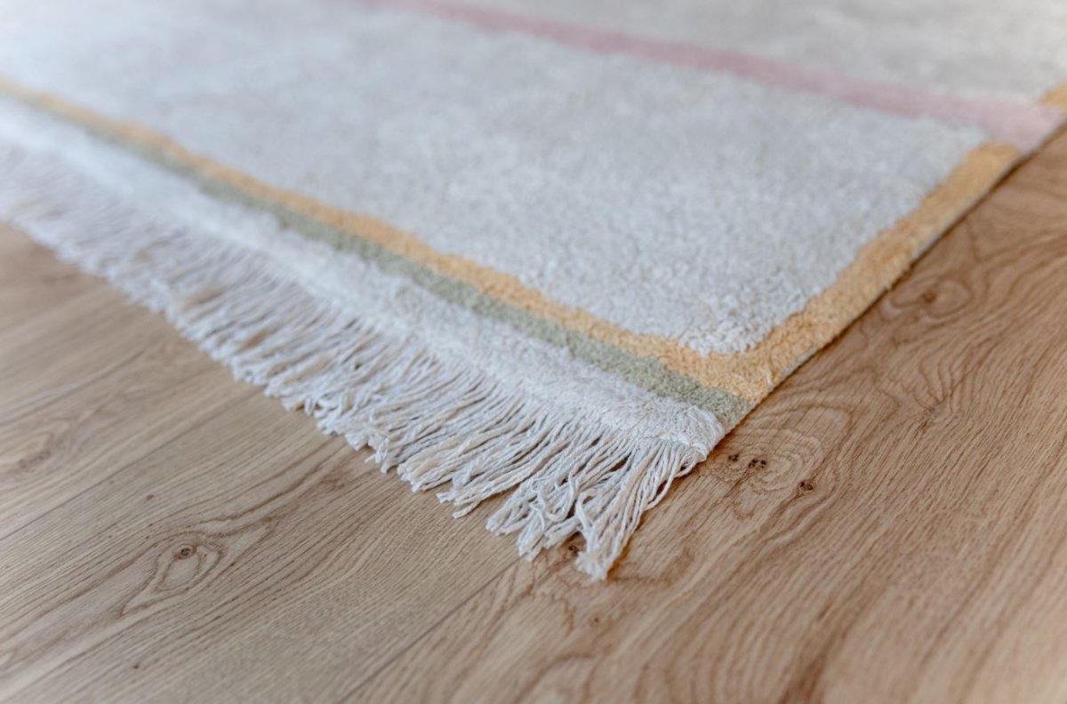 LORENA CANALS - Tapis Lavable Lanes Vintage Nude 140 X 200 Cm