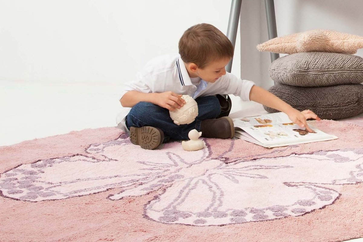 LORENA CANALS - Tapis Lavable Papillon 160 x 160 Cm