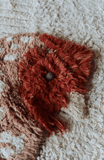 LORENA CANALS - Tapis Lavable - Poulet 110 x 100 Cm