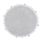 LORENA CANALS - Tapis Lavable Rug Bubbly Light Grey Ø120 Cm