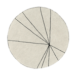 LORENA CANALS - Tapis Lavable Trace Beige 160 x 160 Cm