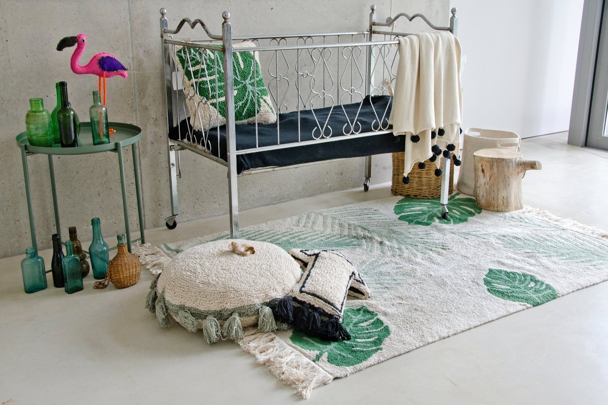 LORENA CANALS - Tapis Lavable Vert Tropical 140 x 200 Cm