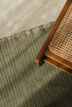 LORENA CANALS - Tapis Tissé Main Kaki 140 X 200 Cm