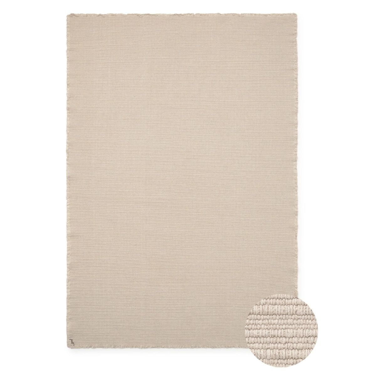 LORENA CANALS - Tapis Tissé Main Naturel 140 X 200 Cm