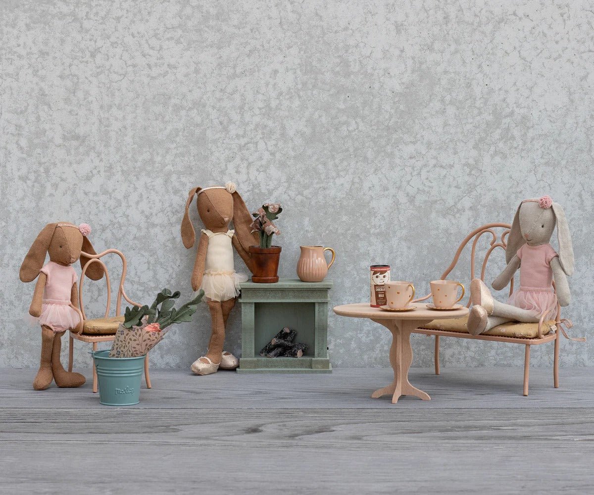 MAILEG - Banc Vintage Mini, Poudre