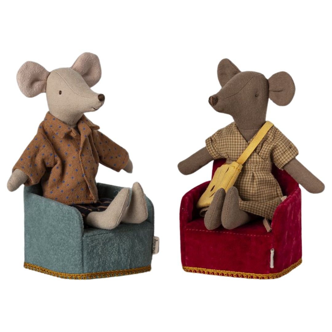 MAILEG - Chaise Pliante Souris Menthe