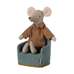 MAILEG - Chaise Pliante Souris Menthe