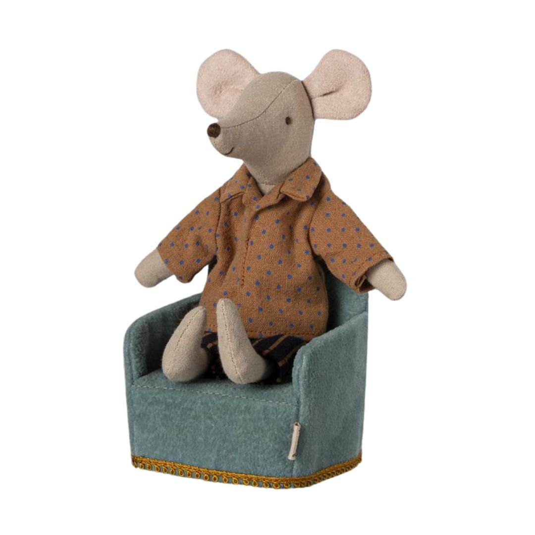 MAILEG - Chaise Pliante Souris Menthe