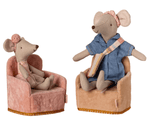 MAILEG - Chaise Pliante Souris Poudre