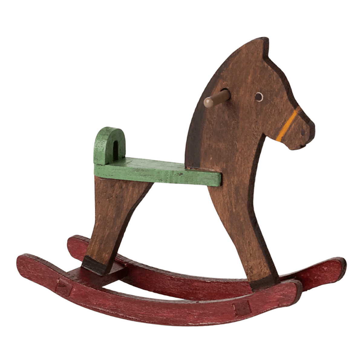 MAILEG - Cheval À Bascule Pour Souris Maileg - Marron Foncé