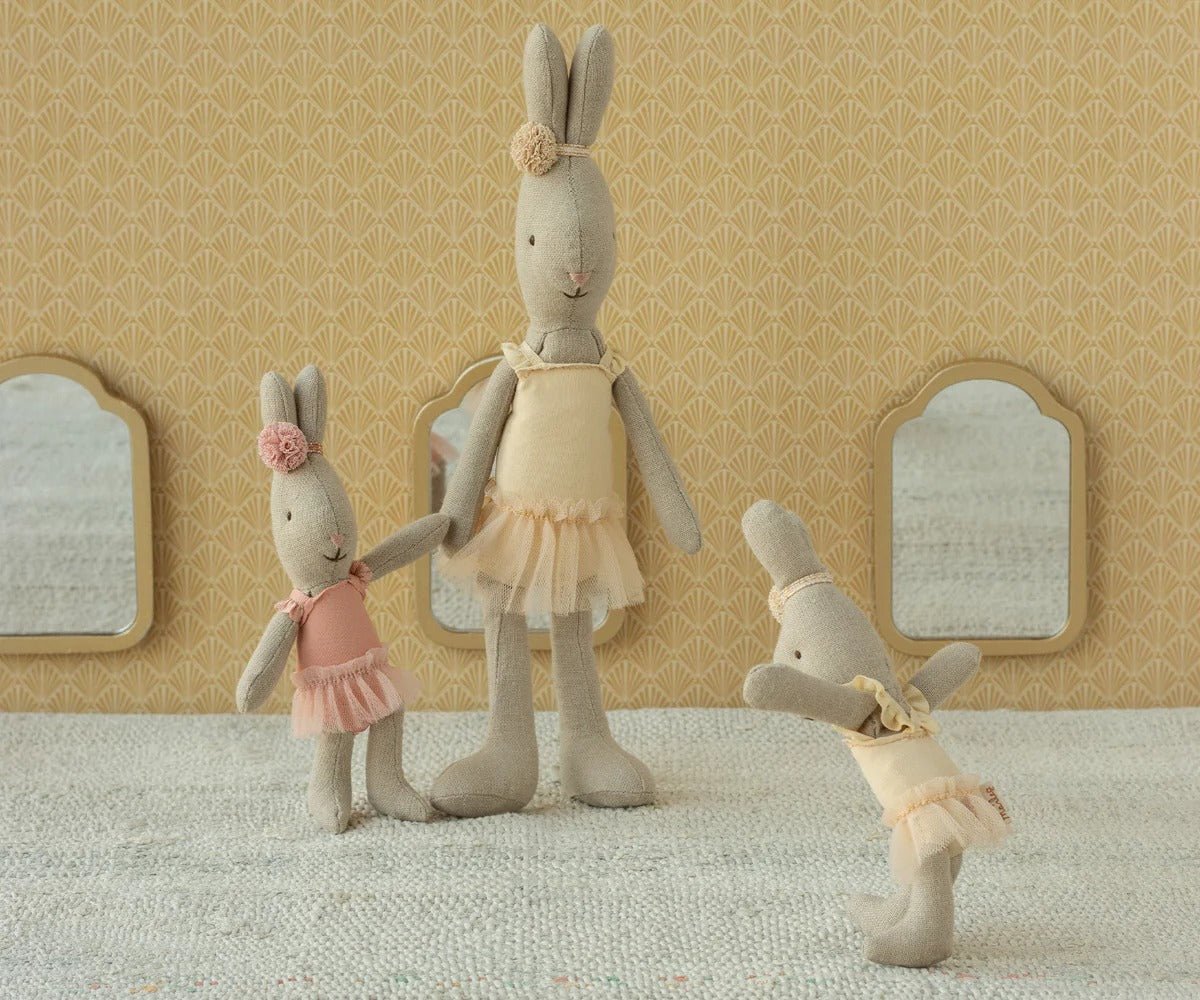 MAILEG - Lapin, Micro - Combinaison De Ballet Et Jupe Crème