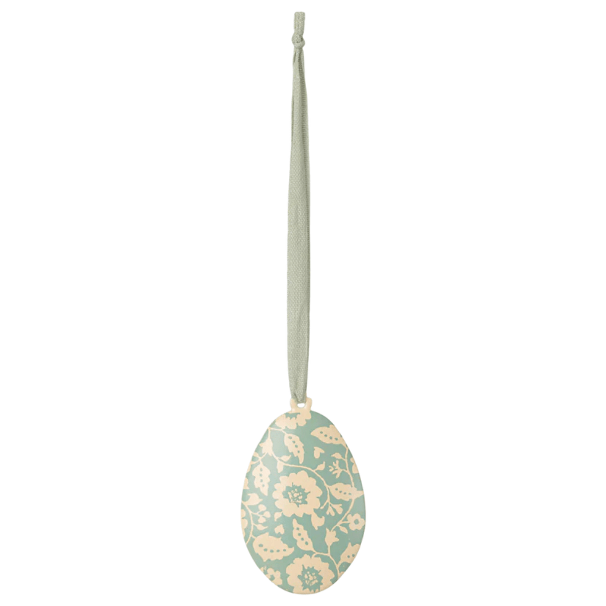 MAILEG - Ornement Oeuf De Pâques, Fleurs - Menthe