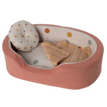 MAILEG - Panier Douillet, Medium - Corail