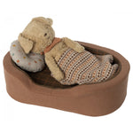 MAILEG - Panier Douillet, Medium - Marron