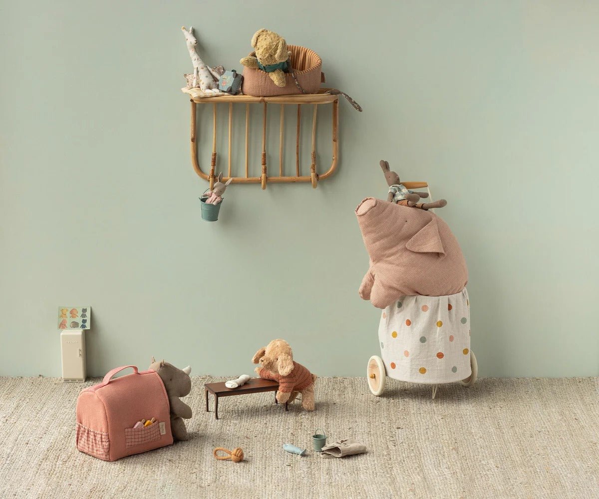 MAILEG - Panier Pour Animaux de Compagnie - Rose Poudré