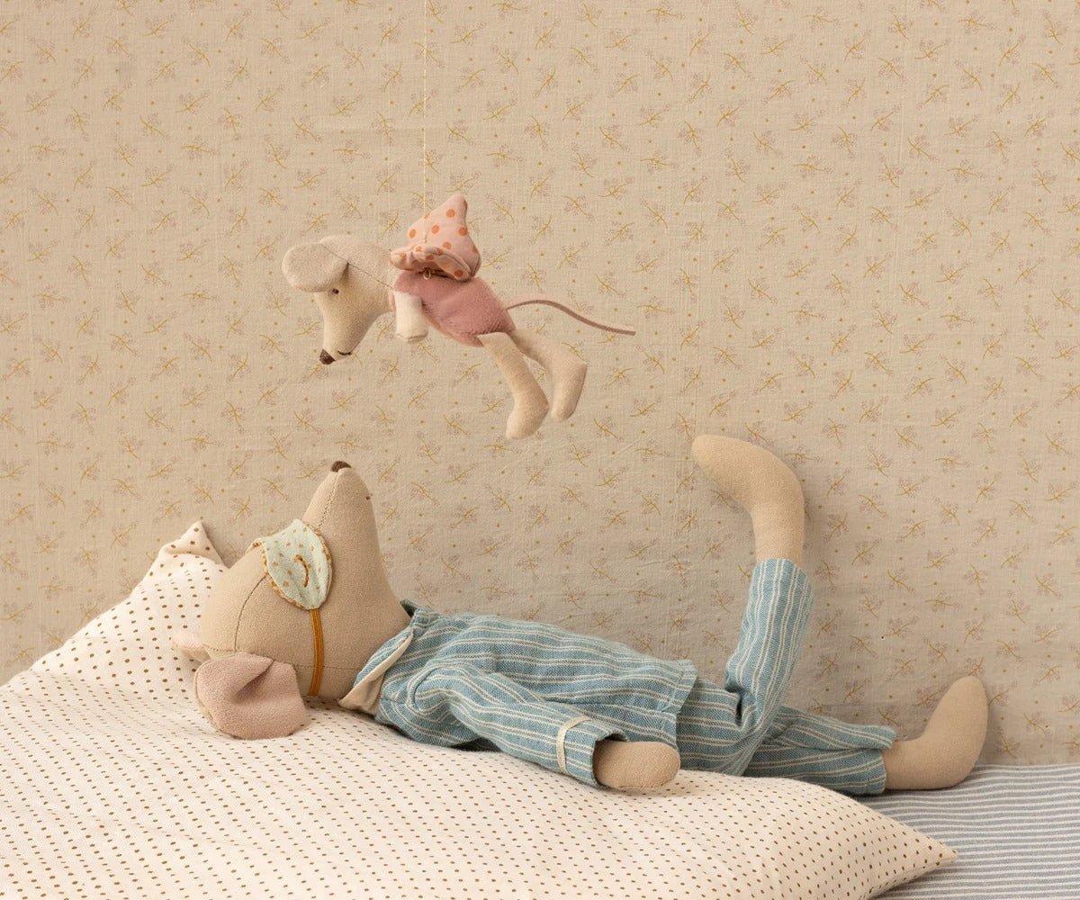 MAILEG - Petite Souris Fée - Rose