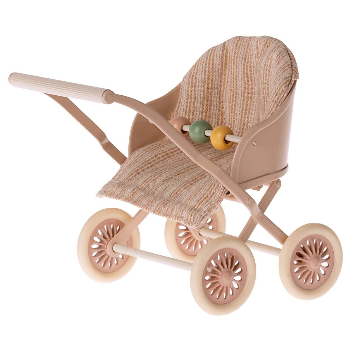 MAILEG - Poussette, Pour Bébé Souris - Rose